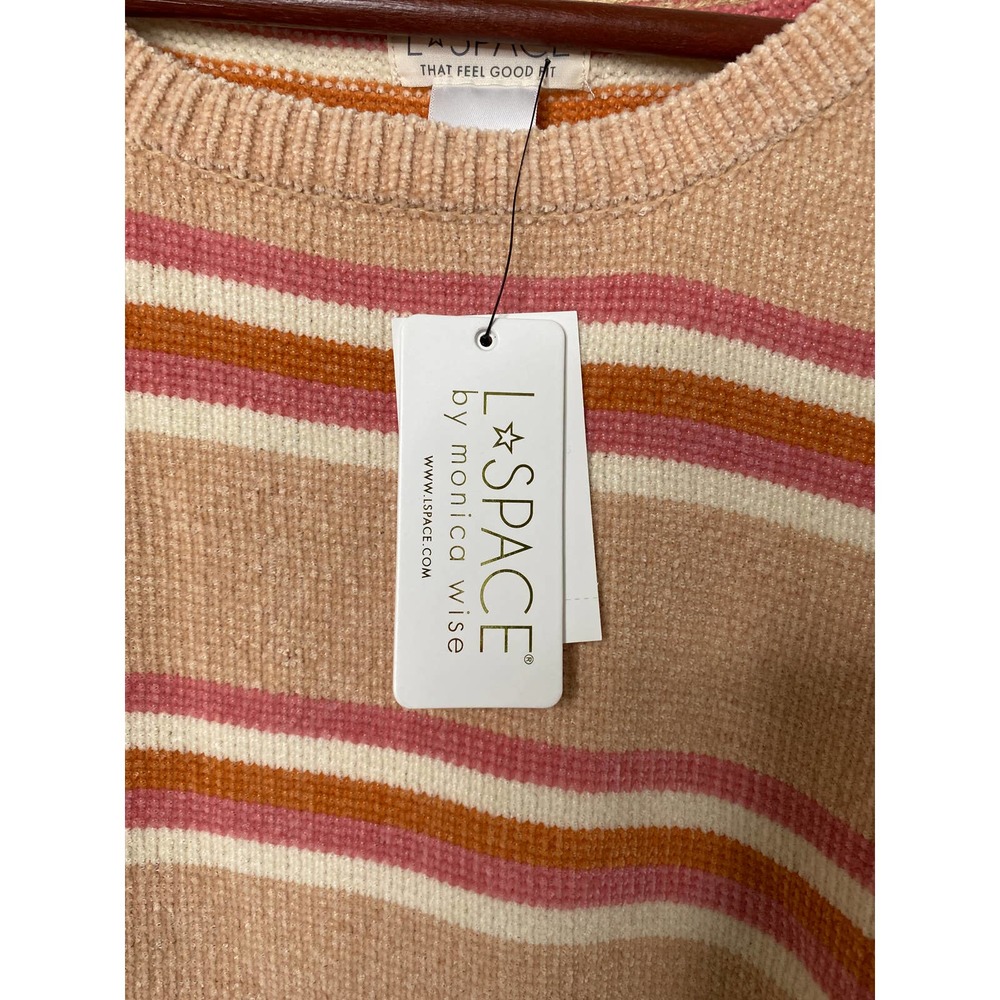 L*Space Sun Seeker Striped Sweater Women's Med NWT - Picture 5 of 7